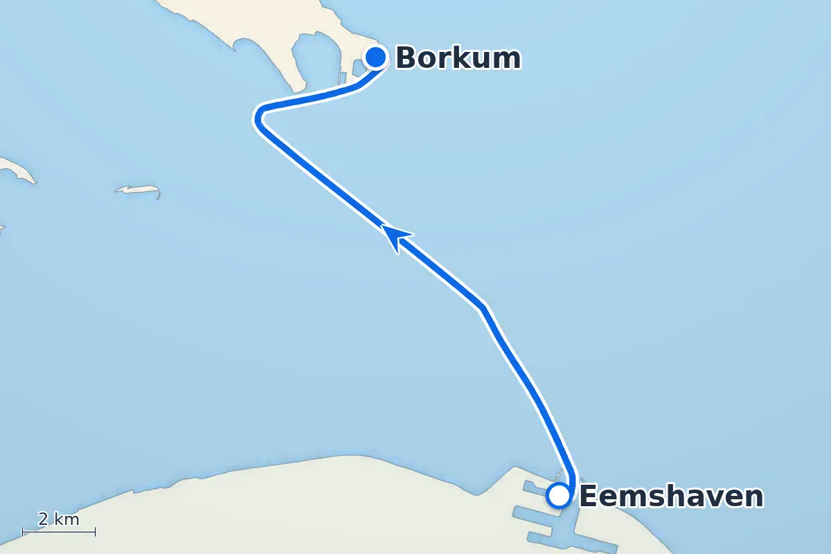 Eemshaven - Borkum