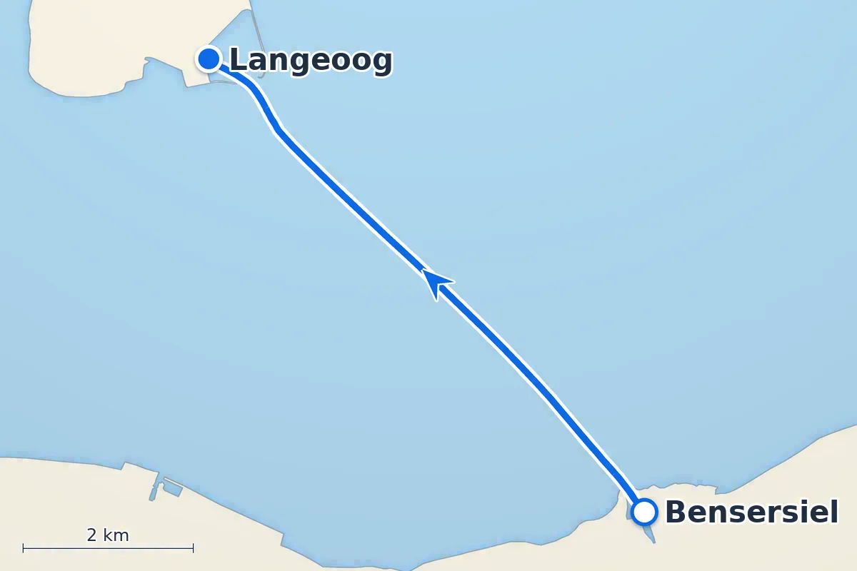Bensersiel - Langeoog