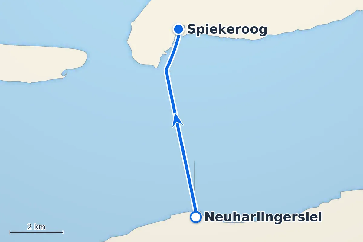 Neuharlingersiel - Spiekeroog